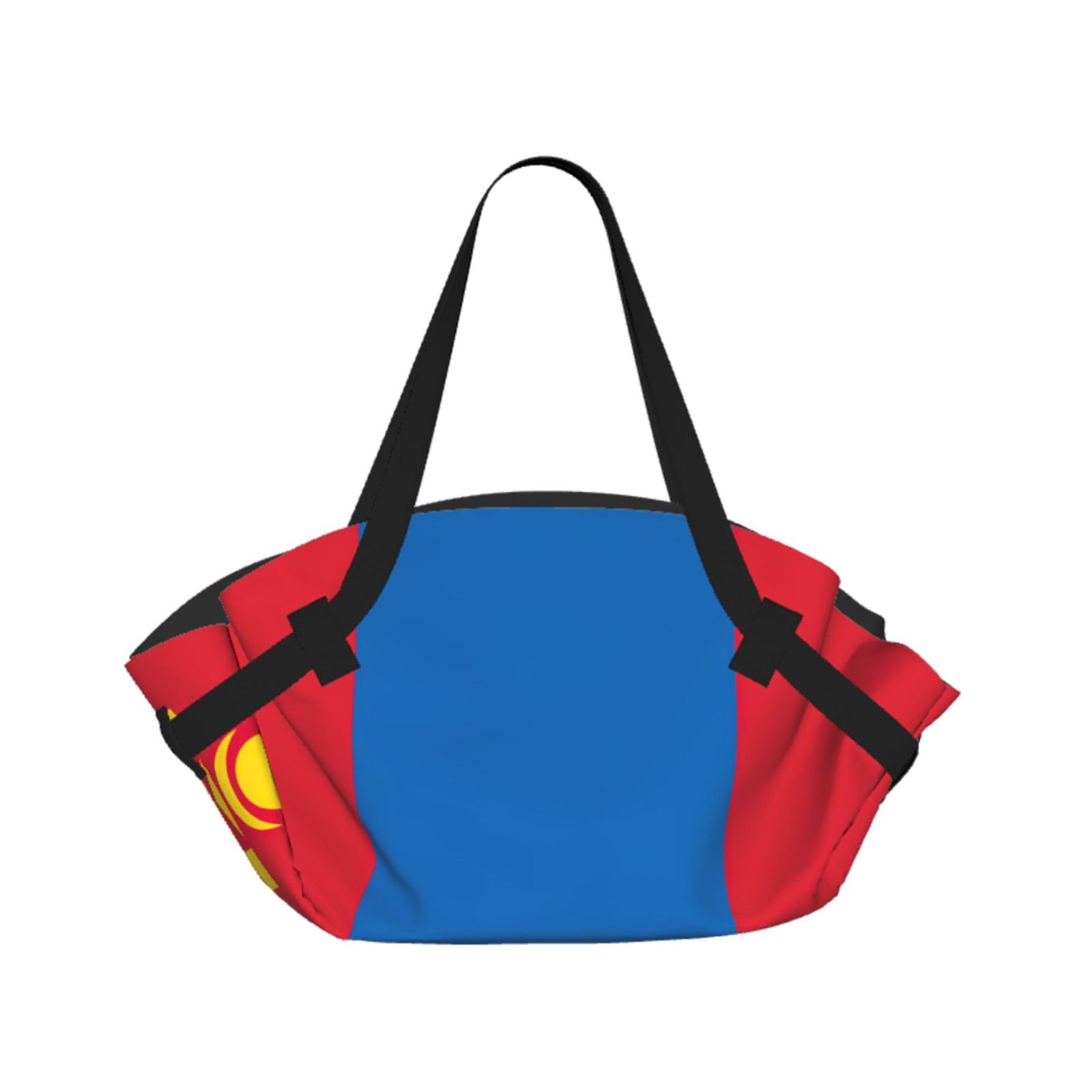 Sac de camping pliable imprimé drapeau mongol imperméable pour parc et plage - 6