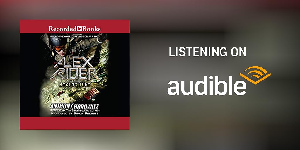 Nightshade By Anthony Horowitz Audiobook Audible Com