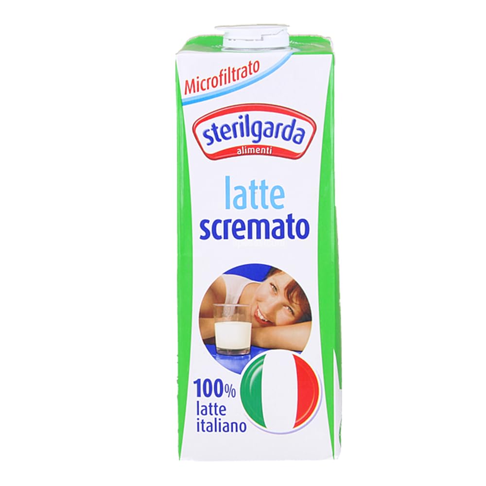 Sterilgarda Latte Scremato, 100% Latte Italiano, Microfiltrato, Confezione da 10 x 1L