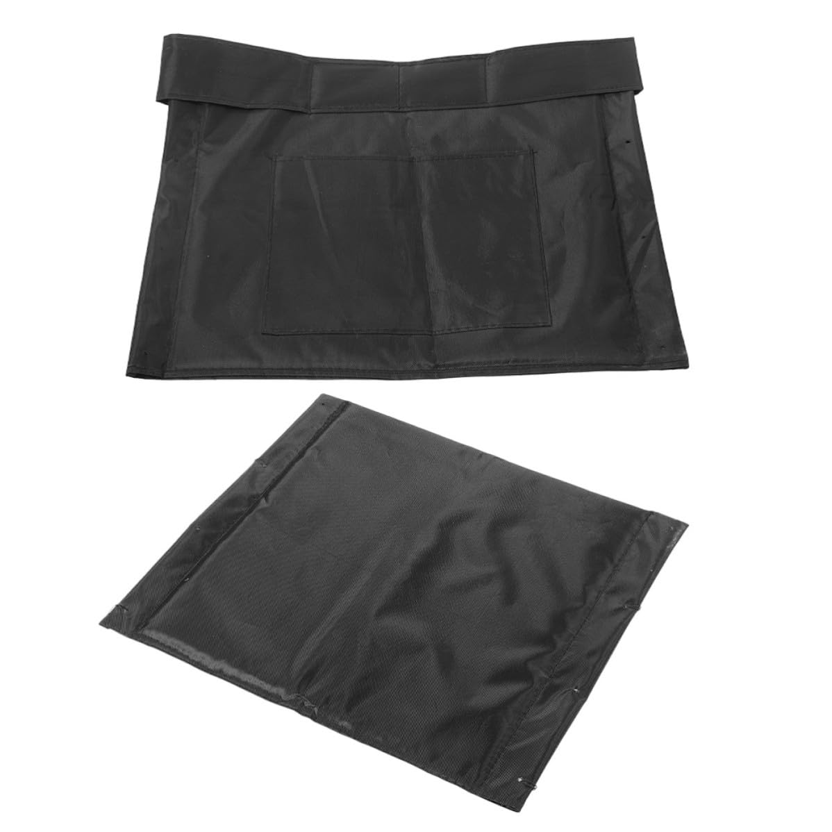 Cojín y Respaldo para Silla de Ruedas Negro Oxford 2 Piezas | Juego de Repuesto, Diseño Ergonómico, Gran Soporte, Tela Oxford Resistente y Transpirable