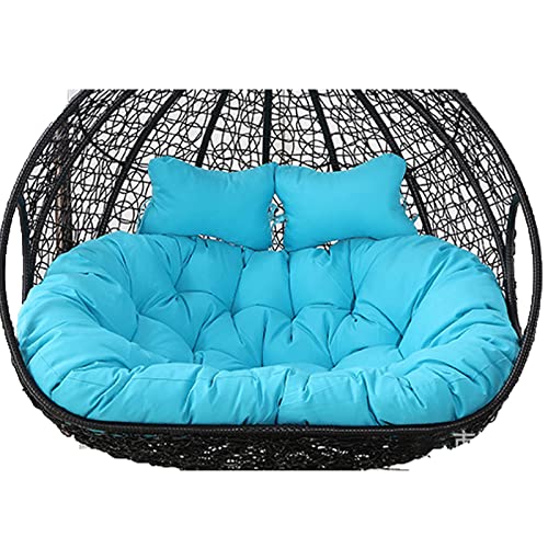 XLDZ Chaise longue double suspendue avec coussin profond doux, coussin de balancelle d'extérieur 2...