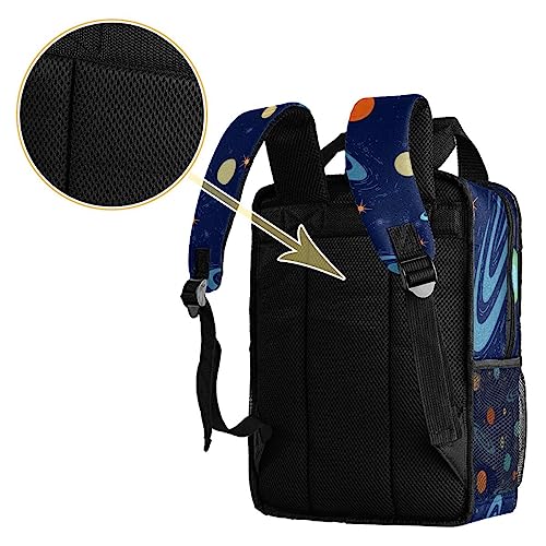 Sac à dos espace pour garçon et fille multicolore 35cm