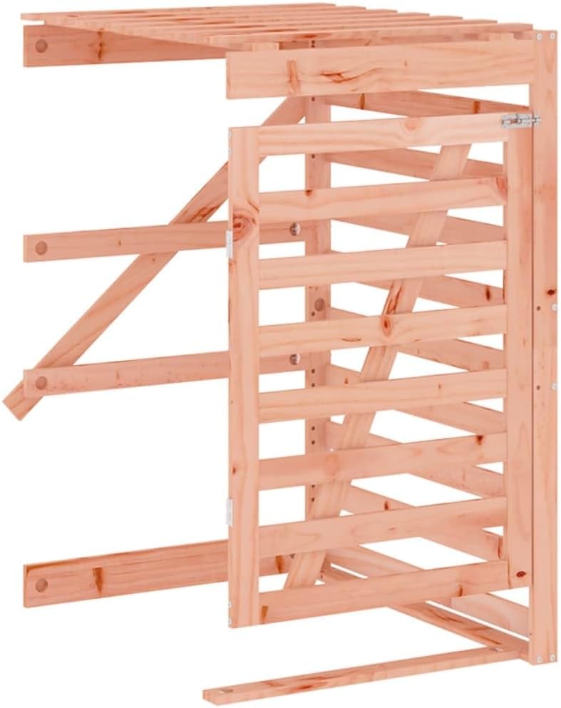 vidaXL Wheelie Bin Storage Extension, front view