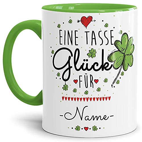 Glückstasse mit Personalisierung