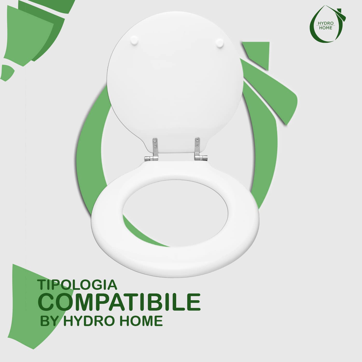 HYDRO HOME Tavoletta Wc STARCK 1 DURAVIT Compatibile, Copriwater