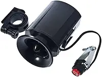 Buzina eletrônica para mountain bike, buzina eletrônica para bicicleta com som alto, acessórios para bicicleta
