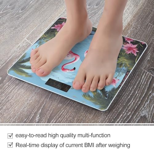 Báscula Digital de Baño con Pantalla LED y Plataforma de Vidrio Templado miniatura 5