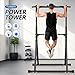 STACOO Foldable Pull Up Bar Pull Up Station,Power Tower with Triangular Structure, Multi-Functional Dip Station for Home Gym 300LB