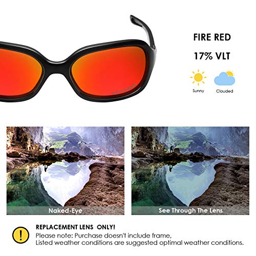 Image of BLAZERBUCK Polarized Replacement Lenses & Nose Pad for Oakley Pulse OO9198 Sunglasses