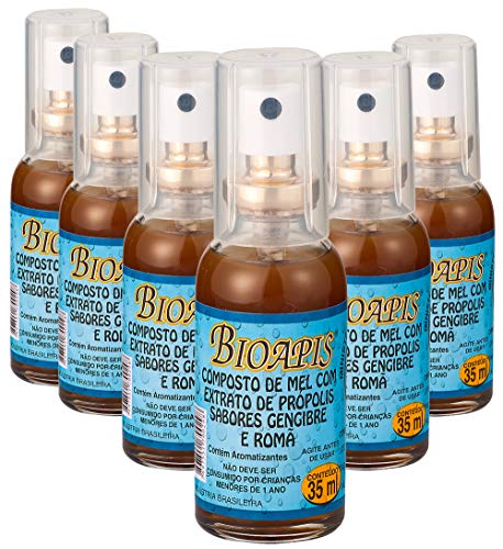 Kit 6 Bioapis 35ml - gengibre e roma- Supermel