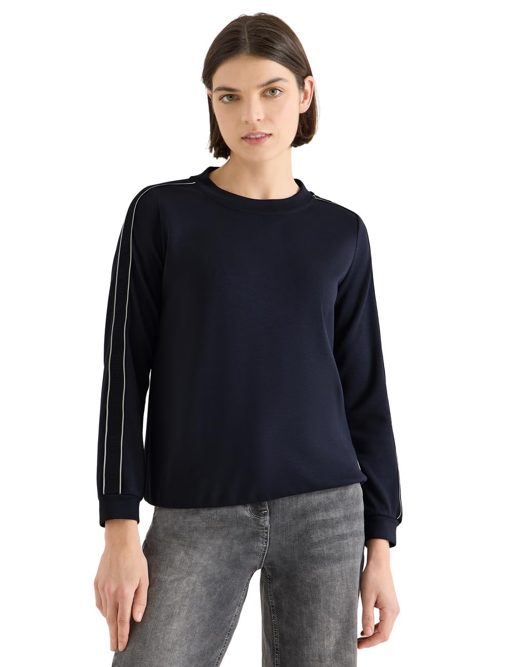 Damen Shirt mit Tape-Details