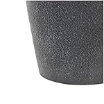 Deco 79 Ceramic Decorative Vase Textured Whitewashed Centerpiece Vase, Flower Vase for Home Decoration 10" x 10" x 24", Black - Image 4