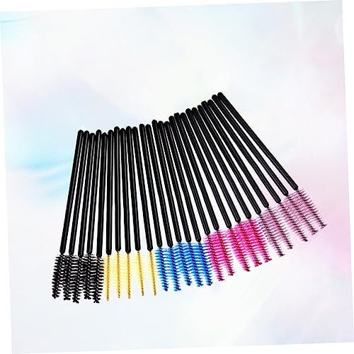 VICASKY 50pcs Disposable Mascara Wands Multicolor Eyelash Brushes for Makeup Hummingbird Feeder Cleaning Bottles Jewelry More for Precision Application and Versatile Cleaning
