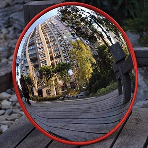 Miroir de circulation grand angle extérieur 30 cm pour sortie de garage