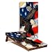 C210 American Flag Eagle Cornhole WRAP Wraps Laminated Board Boards Decal Set Decals Vinyl Sticker Stickers Bean Bag Game Vinyl Graphic Tint Image