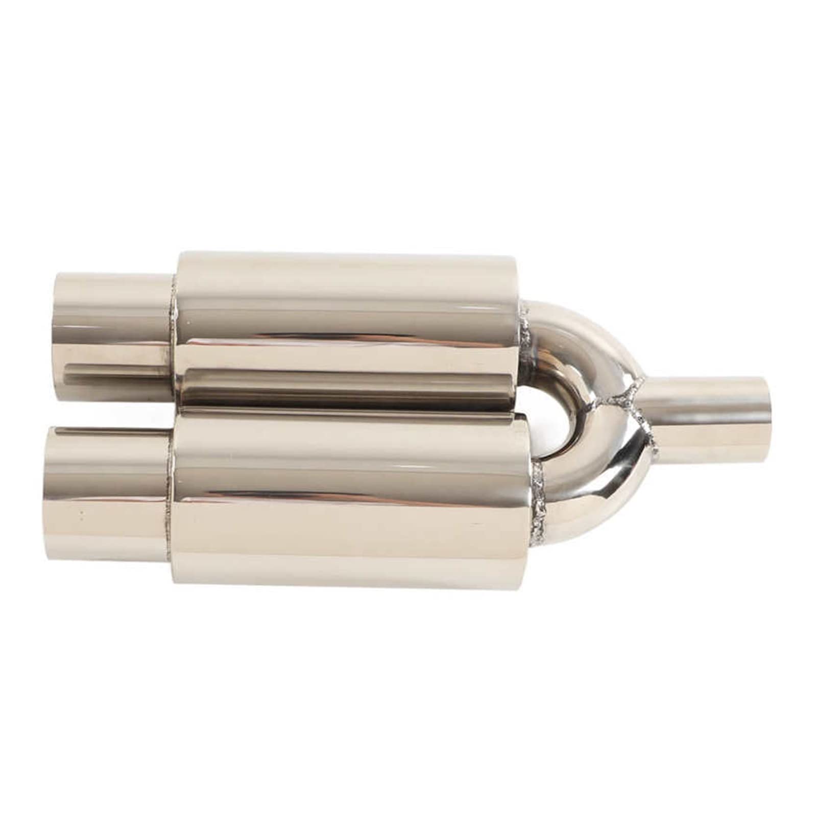 Terminale Di Scarico In Acciaio Inox 76 Mm | Universale Per Marmitte E Scarichi Auto