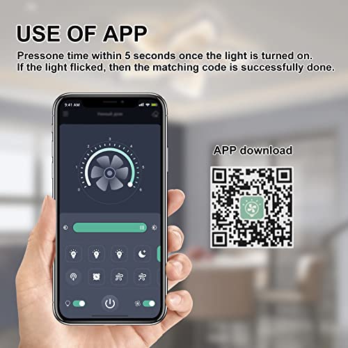 Bevenus Low Profile Ceiling Fan With Lights,110V Modern Dimmable Flower Shape , Remote Control/App Control,Timing 3 Gear Speeds Fan Ceiling Lamp. #TOP4