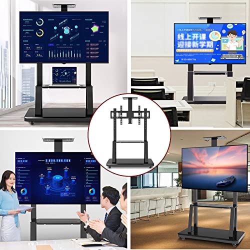 Soporte móvil resistente para TV REMYS para 40-75 pulgadas miniatura 7