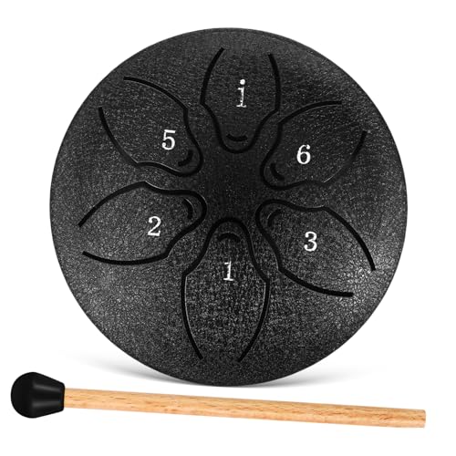 Levemolo Drum 6 Notes Ethereal Rain Drum for Garden for Boys and Girls and Adults