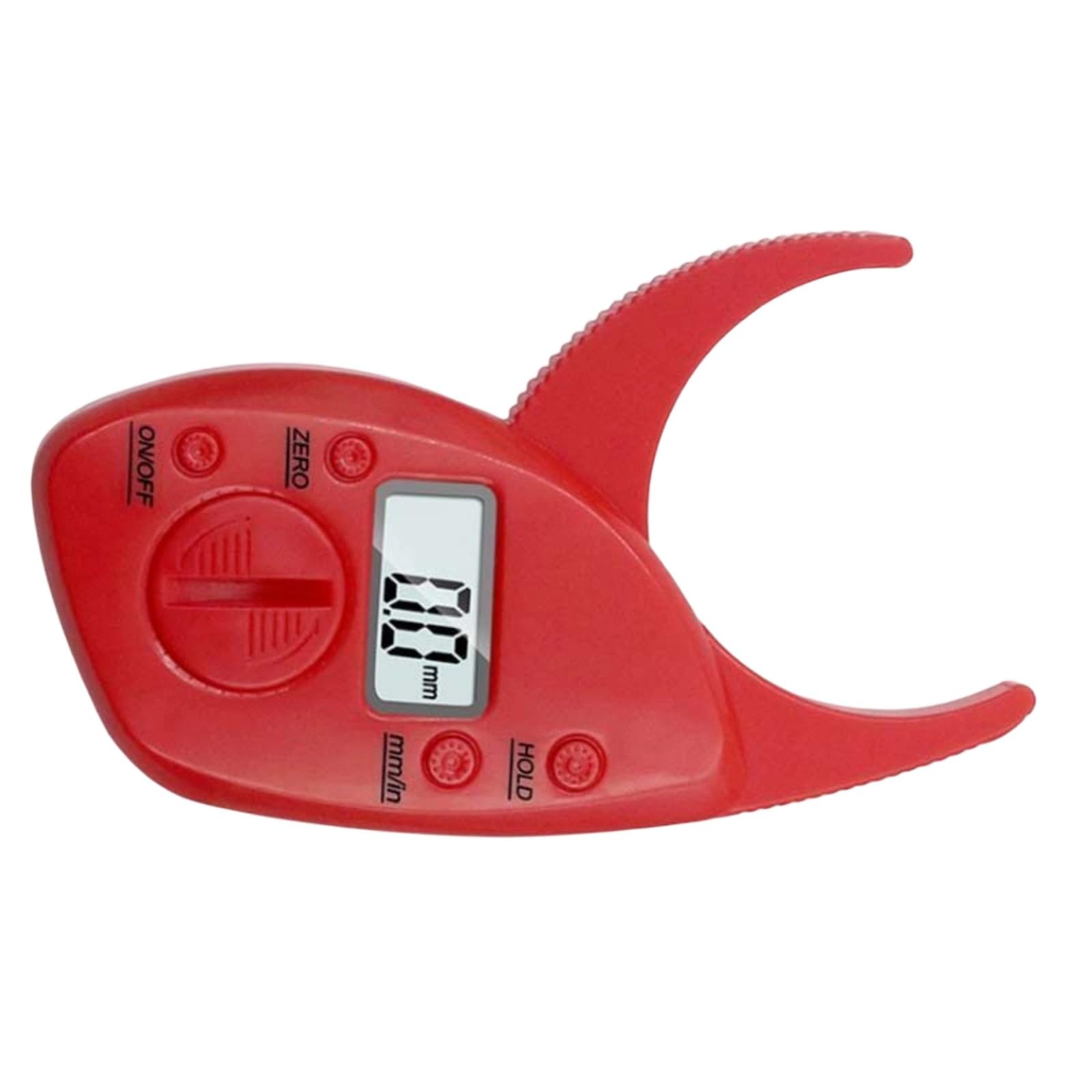 Kaeltsyn Red Digital Body Fat Caliper With Lcd Screen High Accuracy Measurement Tool For Fitness Weight Loss Tracking 0.02Mm Accuracy Electronic Fat Caliper