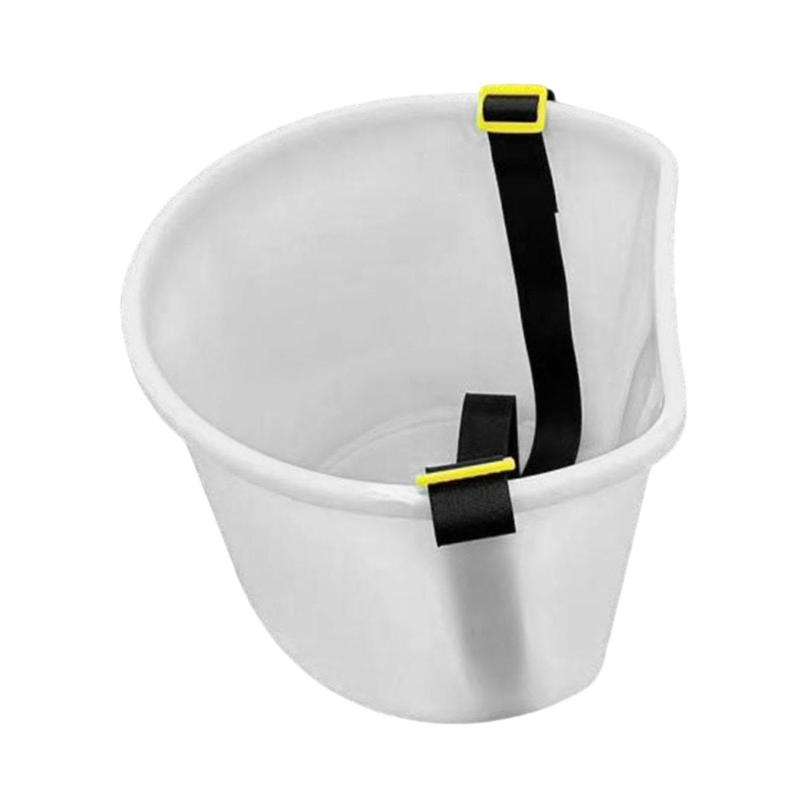 Fruit Picking Basket with Adjustable Shoulder Strap, 13.8x11.8x9.8inch, PP Material, Large Capacity Harvesting Bucket for Garden, Orchard, Vegetable Picking