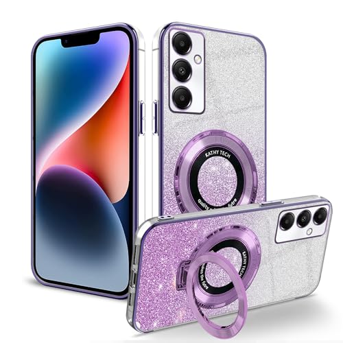 Coque Samsung Galaxy A36 5G pour visionner vos vidéos avec anneau violet