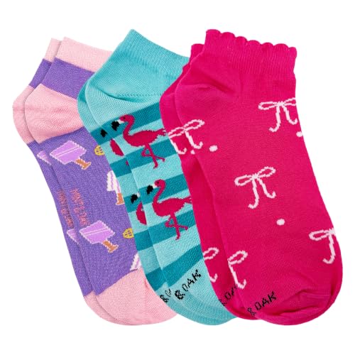 Image of Mint & Oak Low Cut Ankle Women Socks, Christmas Gift Quirky Socks For Friends, Cute Funky Socks, Christmas Secret Santa Gifts For Women