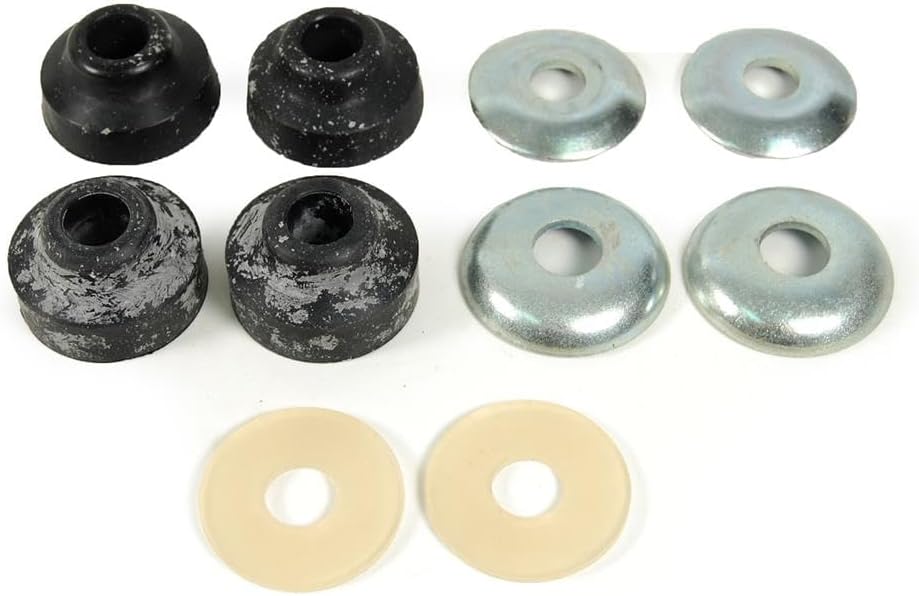 1x Front Suspension Strut Rod Bushing Kit Replacement 3898817, 3898974, 52038364 fits Dodge B150 1981-1994 fits B250 1981-1994 fits B100 1979-1980 fits Dodge B1500 1995-1998