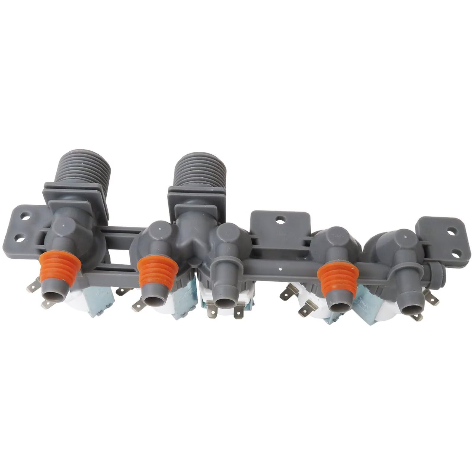 AJU73213301 - Válvula de entrada de agua de repuesto para lavadora LG WT5101HW/00 WT5170HV WT5170HW WT5270CW WT5480CW WT5480CW/00, sustituye a 5221EA1008F, AJU75152601, 330900 048 T