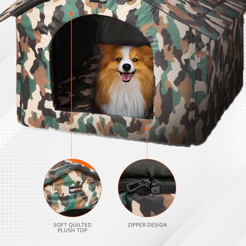 Image of Amazon Basics Soft Pet Kennel (Medium) | Pet Habitat - Multi-Color Printed | Soft & Cozy Pet Kennel