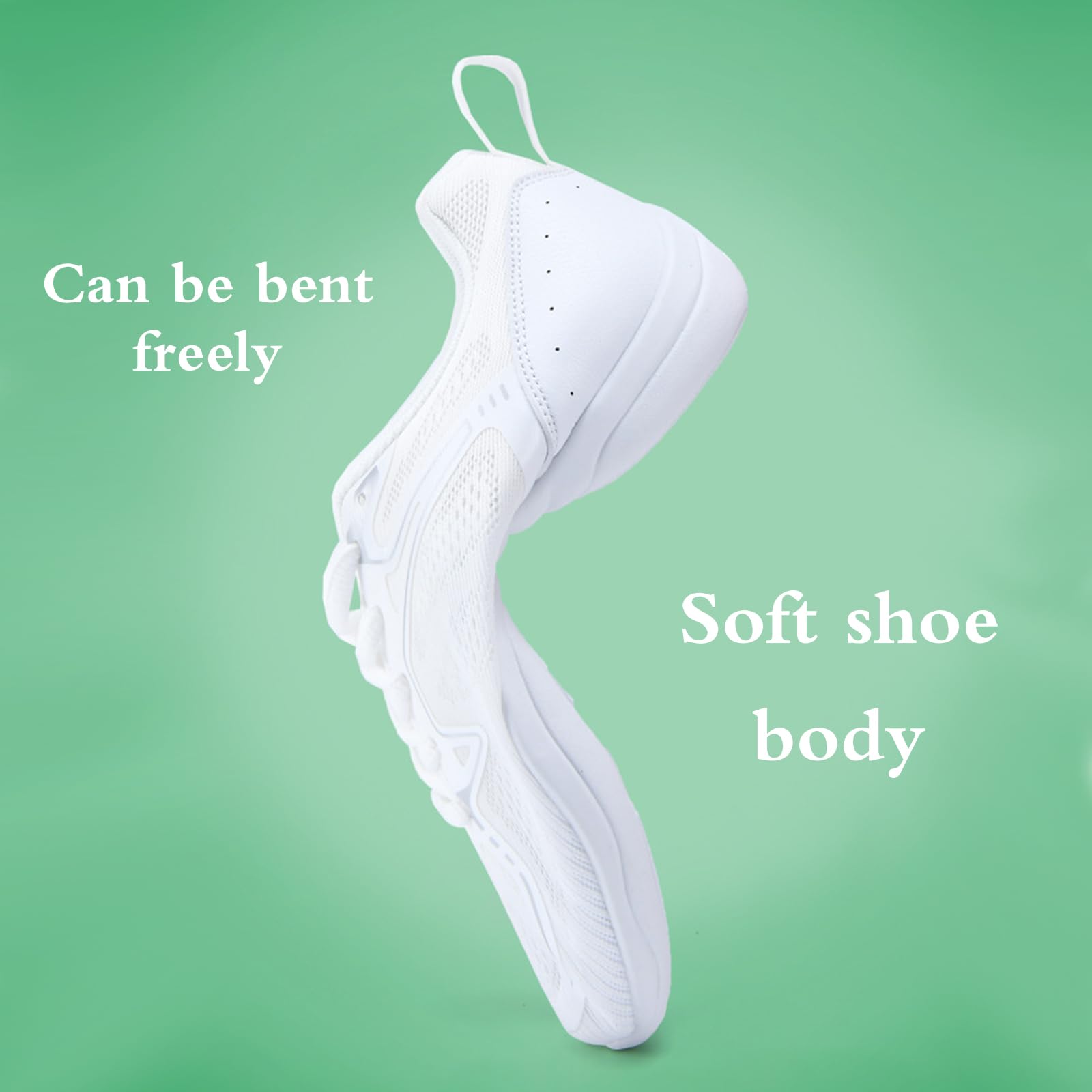 Cheerleader Schuhe,Cheerleading Schuhe,Cheer Schuhe,Damen Cheerleading Schuhe,Feuchtigkeitstransport,Mit StoßDäMpfung,Ohne Verformung,FüR Cheerleading,FußBallbaby,Gymnastik,Volleyball,KunstprüFungen