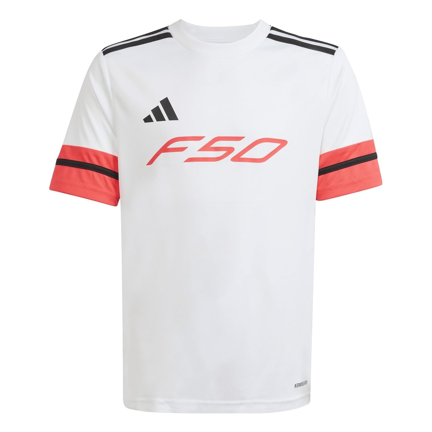 Adidas  Kids F50 Jersey Kids - White/Red - 7-8 Years