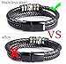 To My Son Braided Leather Bracelet 'I Will Always Be with You' Mens Double Rows Personalized Magnetic Closure Bracelets Handmade Cowhide Woven Bracelet (8.7inch, To My Son/Black Buckle)