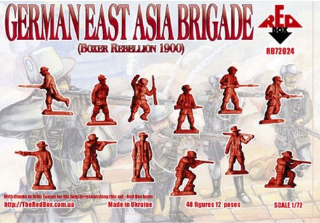 Set de Figuras de Plástico Red Box Brigada Alemana Asia 1900 miniatura 2