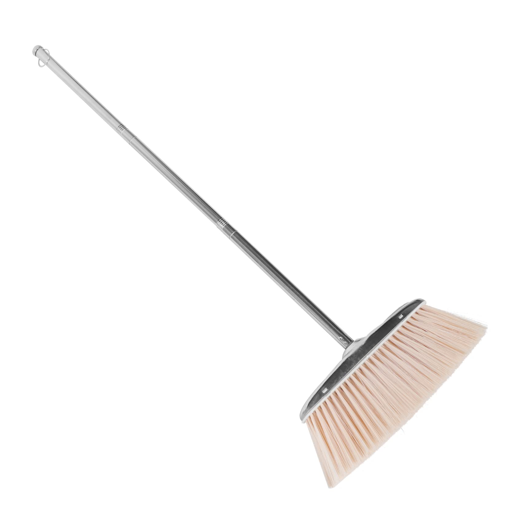 COLLBATH Floor Cleaning Tool Garbage Broom Floor Scraper Long Handle Heavy Duty Ground Sweeper Deck Broom Home Cleaning Device Outdoor Broom Dustpan Cleaning Broom Garage Broom Nylon Khaki