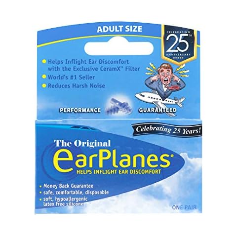 EarPlanes Adult Ear Plugs for Flights Cover