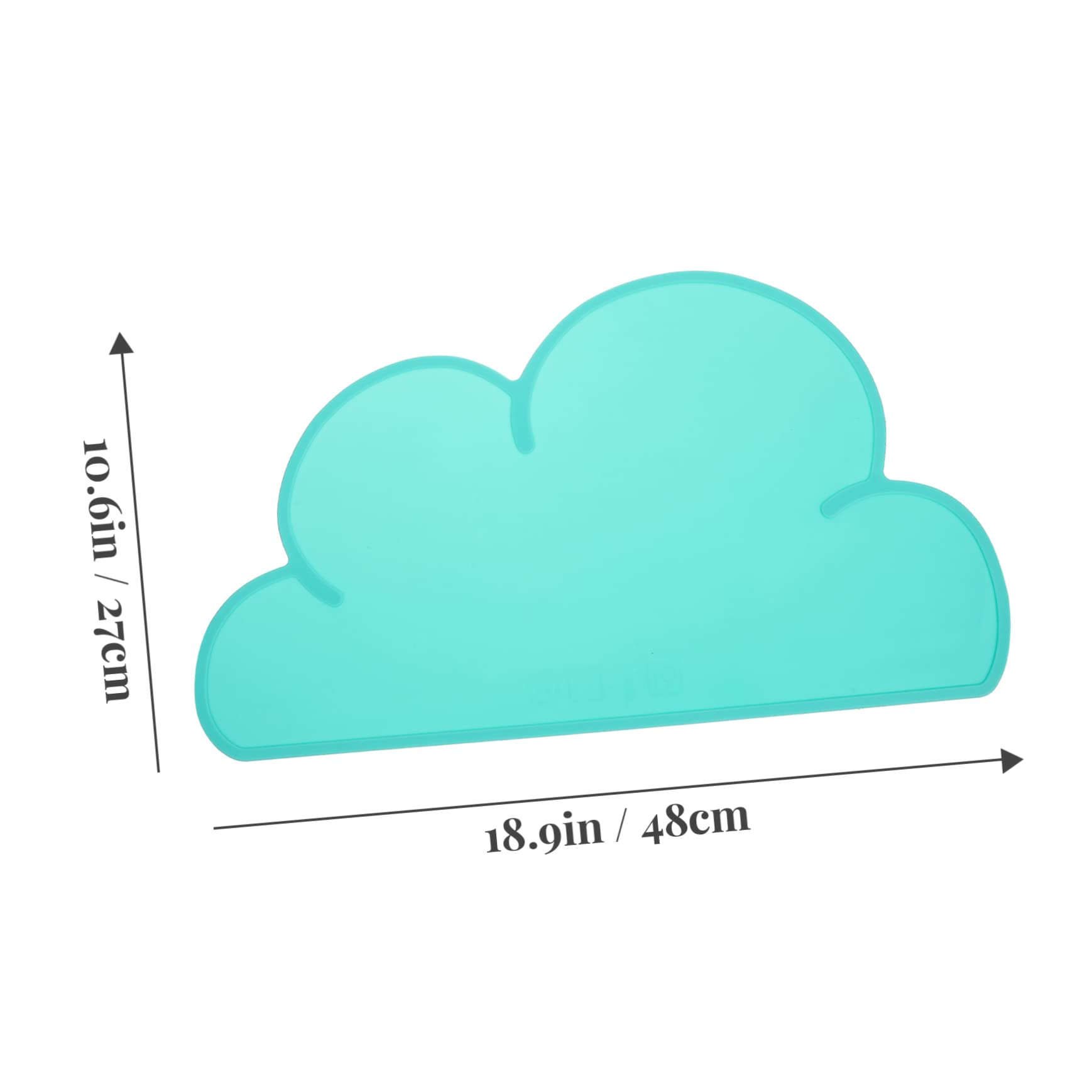 HOLIDYOYO Convenient Wear Resistant Silicone Pet Feeding Mat Washable Household Food Mat Non Slip Design for Cats and Dogs for Preventing Food Spills and Material