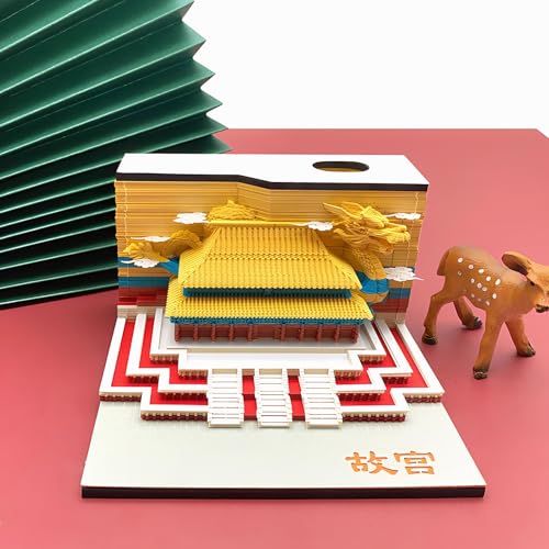 Bloc-notes 3D Cité interdite et calendrier artistique pour décorer votre bureau - 4