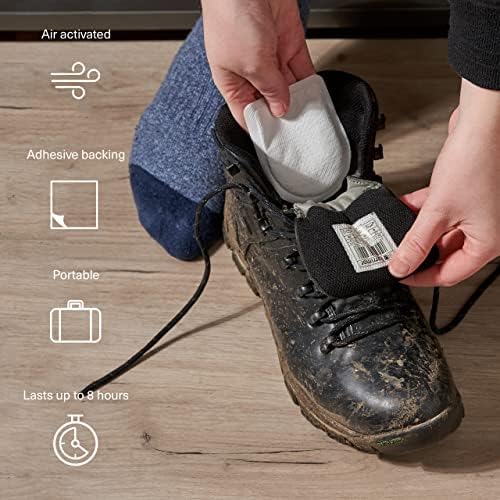 Bramble - 80 Toe Foot Warmers (40 Packs), In Shoe, Boots Warmers - Suitable for Outdoor Activities, Hiking, Golf, Football Spectators, Lasts 8 Hours +