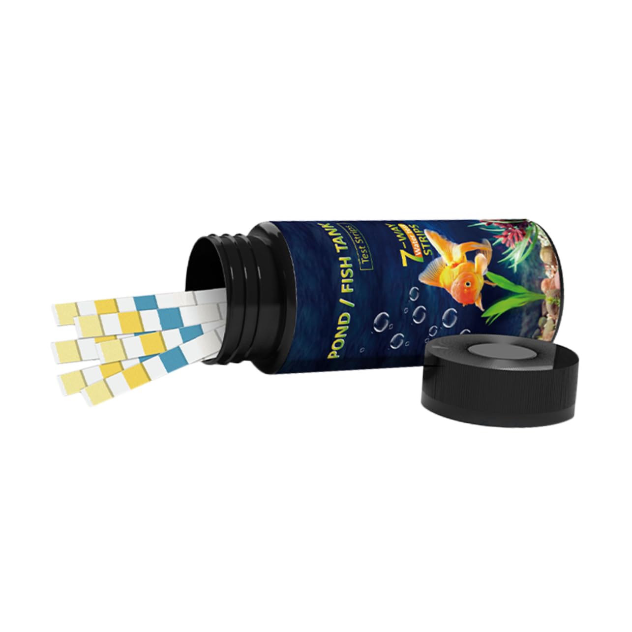 Alipis 4 Sätze Teststreifen Für Die Wasserqualität Testen Pool Teststreifen Aquarium Bausatz Erkennung Fisch Tank Aquarienwasser 7-wege-poolwassertester Pvc 50 Stück * 4