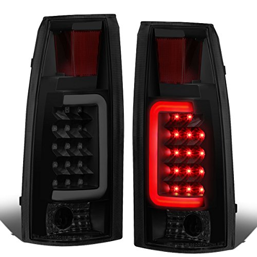 DNA MOTORING TL-C10-LED-3D-BK-SM LED 3D Tail Light Assembly Driver & Passenger Side [Compatible with 99-00 Escalade / 92-94 Blazer / 88-99 C1500-3500]