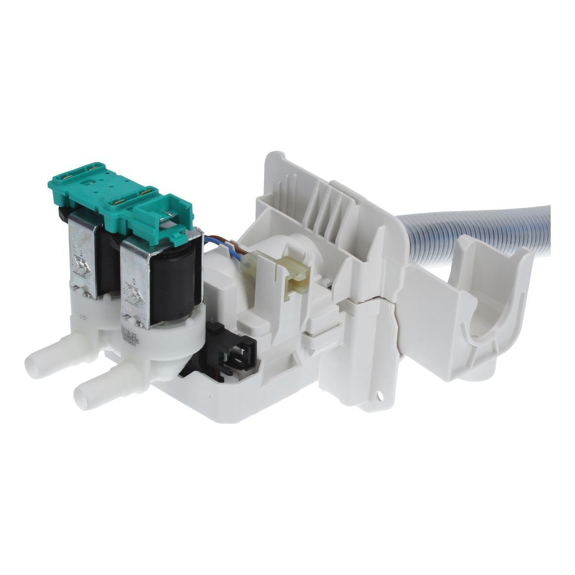 easyPART passend für SIEMENS 11019386 Zulaufschlauch Aquastop 1,5m mit | Magnetventil für Waschmaschine, Sicherheitszulaufschlauch, Zweifach, Bauform 180 Grad gerade, Kompatibel mit Bosch, Balay
