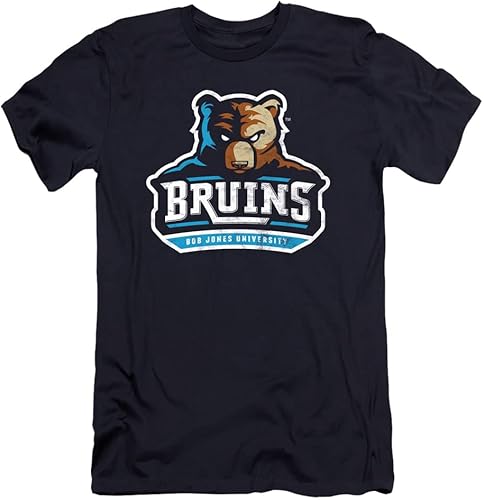 Bob Jones University Official Distressed Primary Logo Unisex Adult Canvas Brand T Shirt