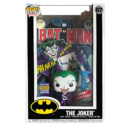 En Oferta Pop! Cubierta De Cómic: Batman The Joker (Dc) 2022 Winter Convention Limited