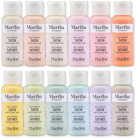 Martha Stewart Satin Pastels Paint Set