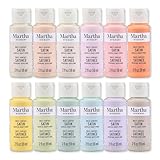 Martha Stewart, Multi-Surface Satin 12 pc Paint Set, Hushed Hues