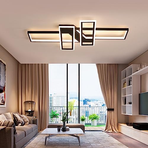 Plafonnier LED moderne salon luminaire minimaliste design épuré