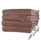 Sunbeam Velvet Plush Heated Throw Blanket 60