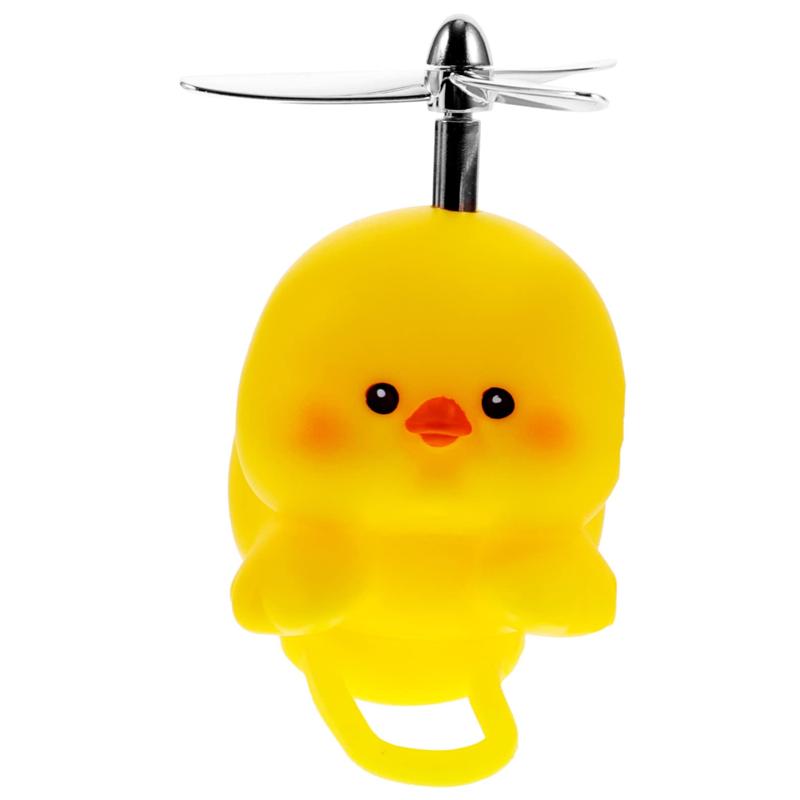 Bike Propeller Decoration - Yellow Vinyl Handlebar Ornament For Motorcycles & Bicycles