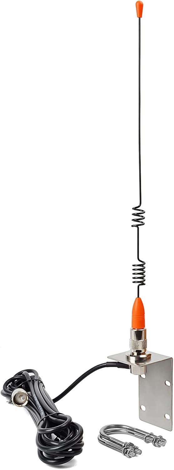 TWAYRDIO 13.6" VHF Antenna for Marine Radio, VHF Radio Marine Antenna